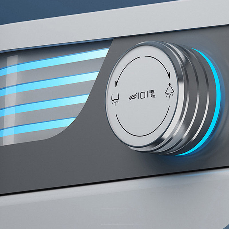 Contemporary One Piece Toilet Floor Mounted Toilet Bowl with Slow Close Seat for Washroom