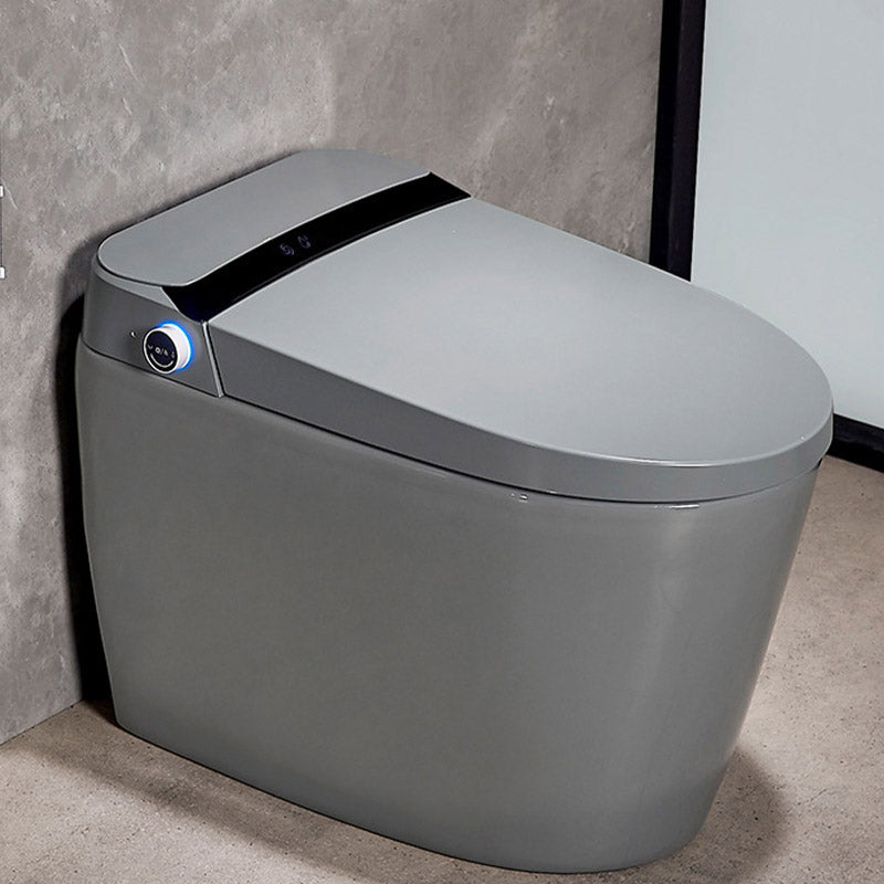 Floor Mounted Flush Toilet All-In-One Siphon Jet ABS Toilet Bowl