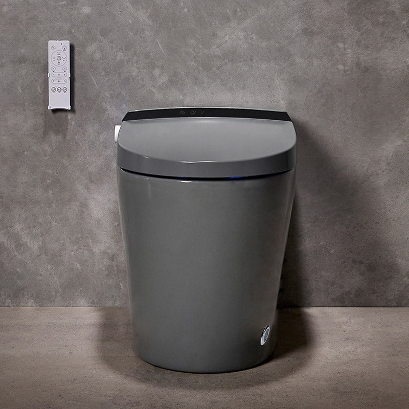 Floor Mounted Flush Toilet All-In-One Siphon Jet ABS Toilet Bowl