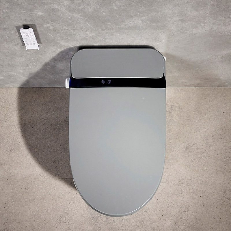 Floor Mounted Flush Toilet All-In-One Siphon Jet ABS Toilet Bowl