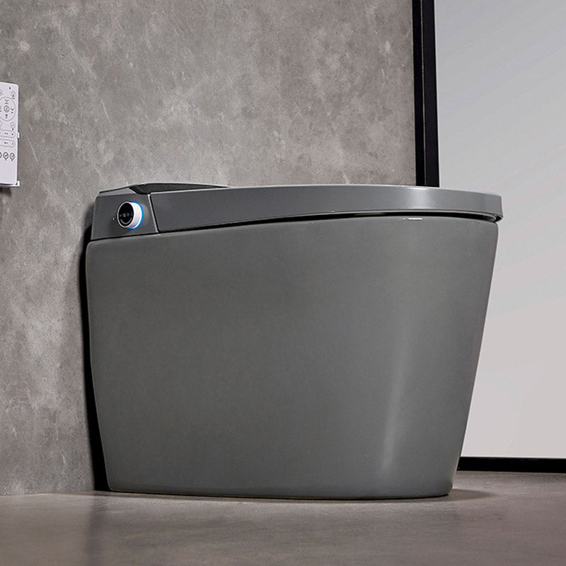 Floor Mounted Flush Toilet All-In-One Siphon Jet ABS Toilet Bowl