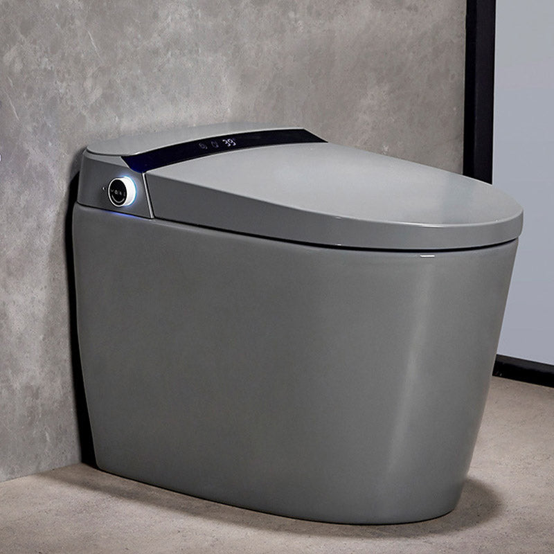 Floor Mounted Flush Toilet All-In-One Siphon Jet ABS Toilet Bowl