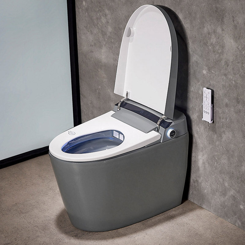 Floor Mounted Flush Toilet All-In-One Siphon Jet ABS Toilet Bowl