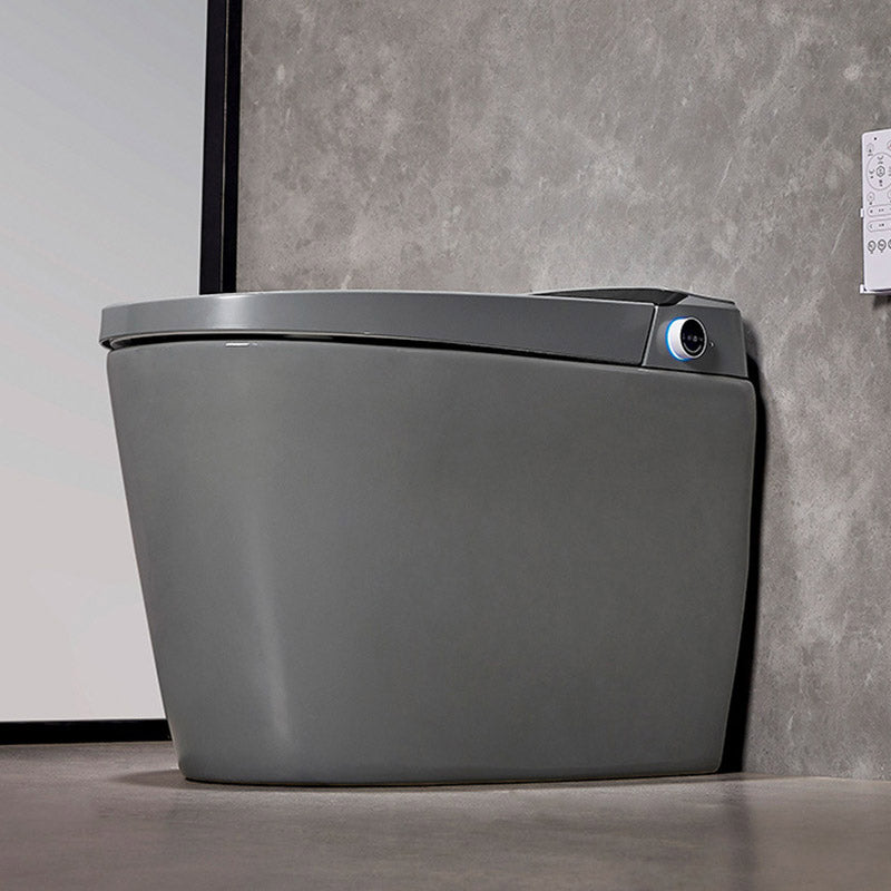 Floor Mounted Flush Toilet All-In-One Siphon Jet ABS Toilet Bowl