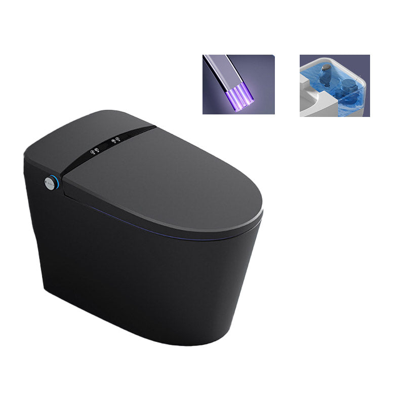 Modern Heated Seat Toilet ABS Floor Mounted Flush Toilet with Seat