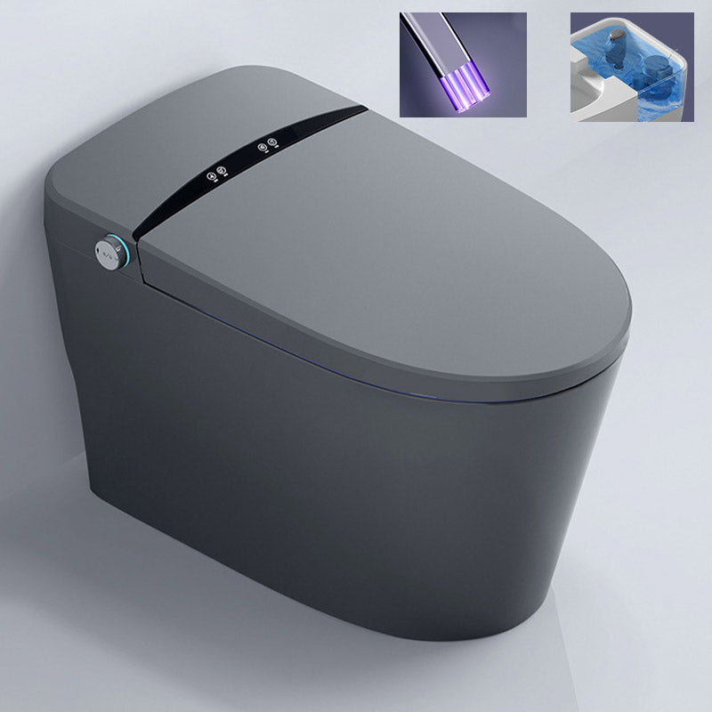 Modern Heated Seat Toilet ABS Floor Mounted Flush Toilet with Seat