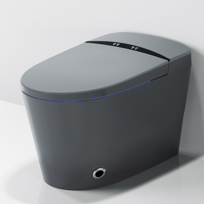 Modern Heated Seat Toilet ABS Floor Mounted Flush Toilet with Seat