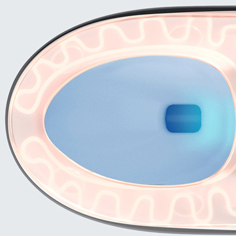 Modern Heated Seat Toilet ABS Floor Mounted Flush Toilet with Seat