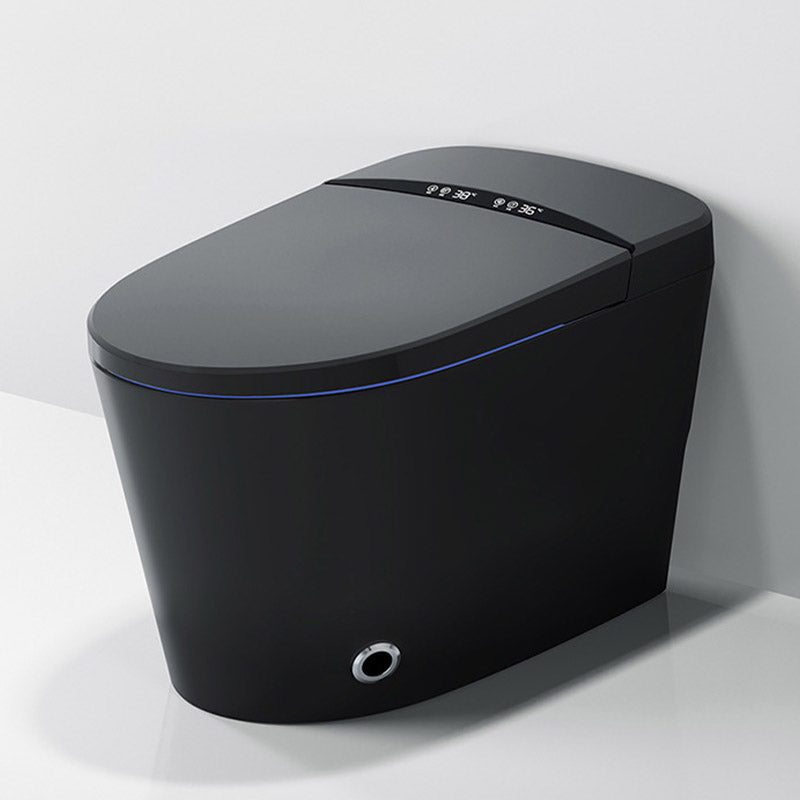 Modern Heated Seat Toilet ABS Floor Mounted Flush Toilet with Seat