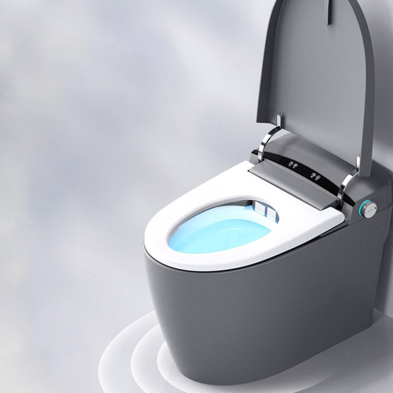 Modern Heated Seat Toilet ABS Floor Mounted Flush Toilet with Seat