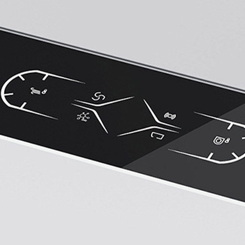 Modern White Heated Seat Toilet ABS Floor Mounted Flush Toilet with Seat
