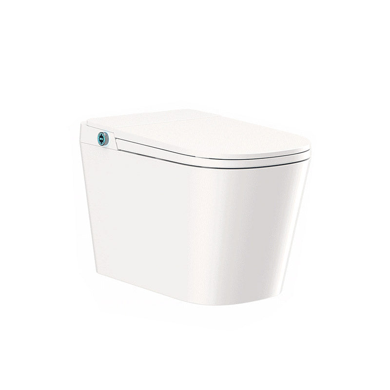 Modern White Skirted Toilet Bowl Siphon Jet Toilet with Seat for Bathroom