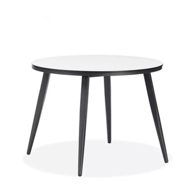 Boho Style 1/5/7 Pieces Dining Set Stone Dining Table Set with Metal Legs for Outdoor