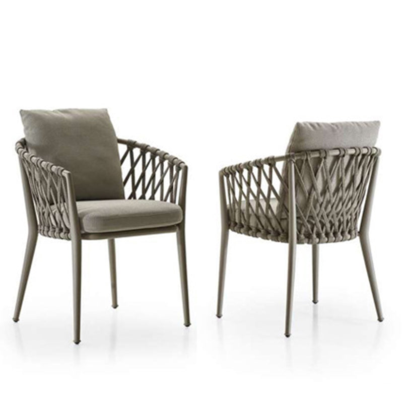 Boho Style 1/7 Pieces Dining Stone Set Rectangle Dining Table Set