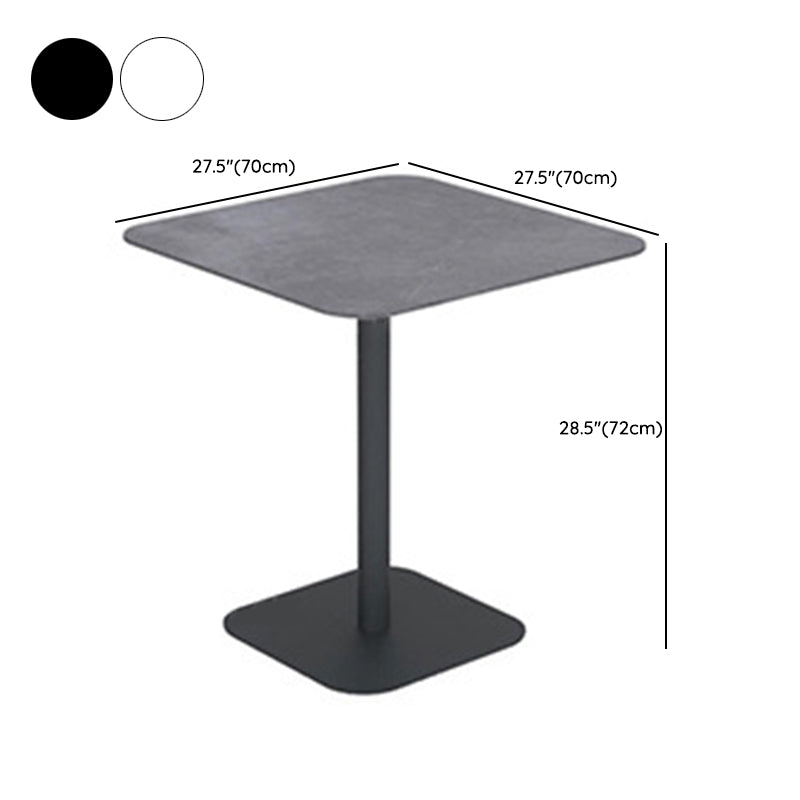 Boho Style 1/3/7 Pieces Dining Stone Set Metal Dining Table Set for Outdoor