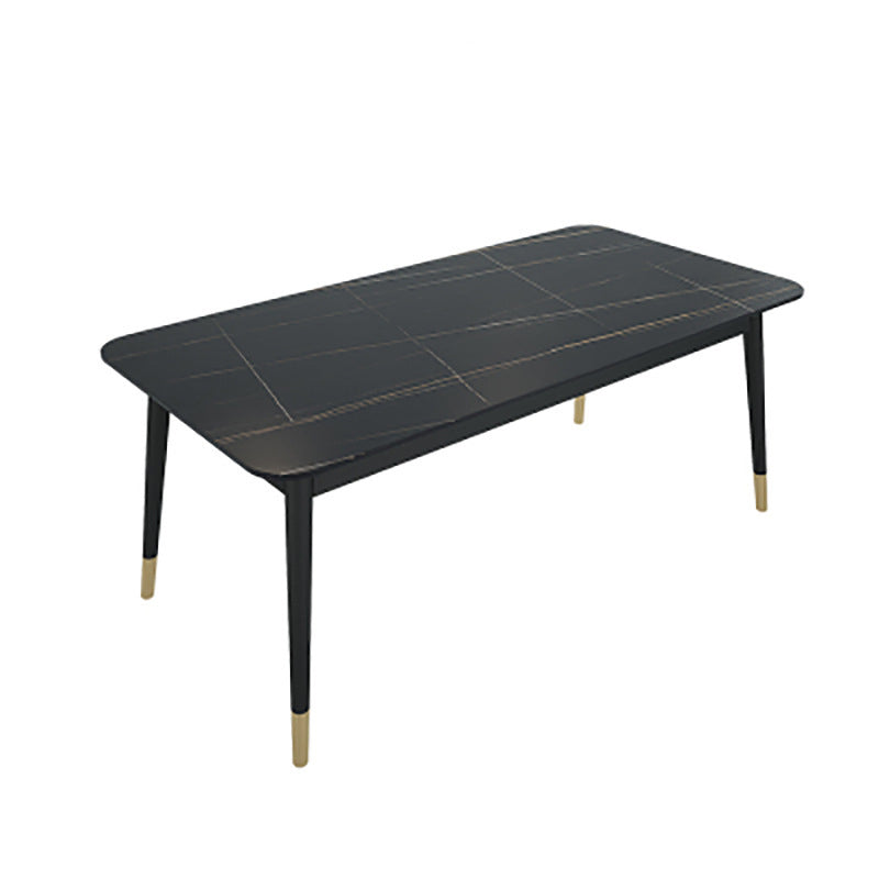 Modern 1/2/5/7 Pieces Dining Set Rectangle Stone Dining Table Set for Home