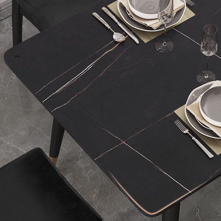 Modern 1/2/5/7 Pieces Dining Set Rectangle Stone Furniture for Home