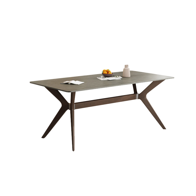 Rectangle Dining Table Set 1/4/5/7 Pieces Modern Gray Dinette Set for Home