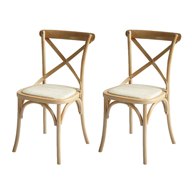 Modern Pine Wood Dining Set 1/2/3/5/7 Pieces Natural Finish Dinette Set