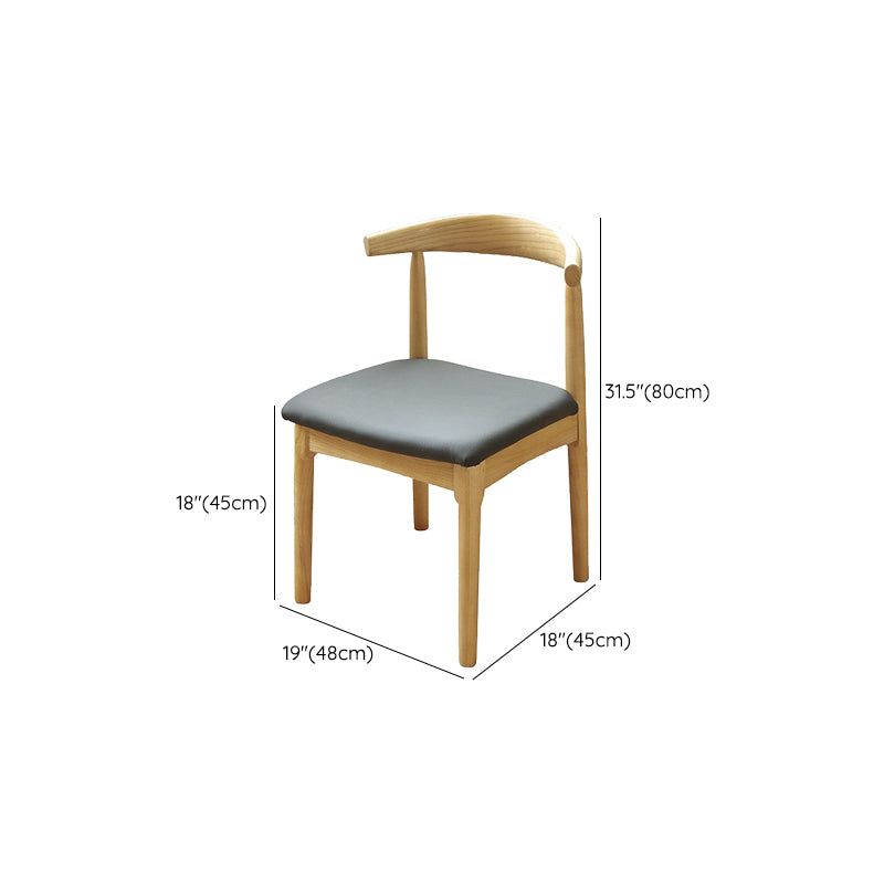 Modern Pine Wood Dining Set 1/2/3/5/7 Pieces Natural Finish Dinette Set