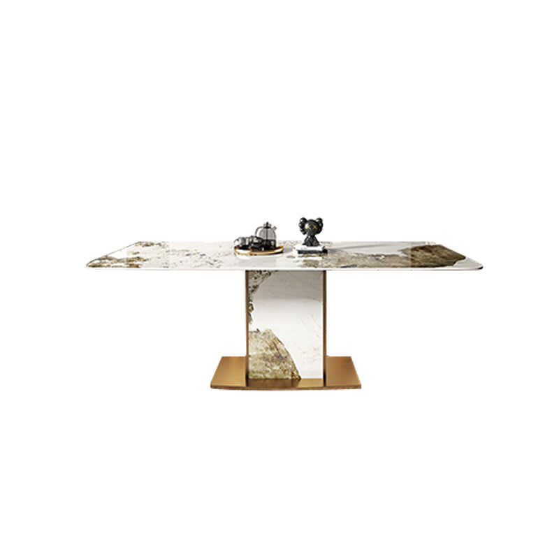 Nordic 1/2/4/5/7/9 Pieces Furniture Rectangle Stone Dining Table Set for Kitchen
