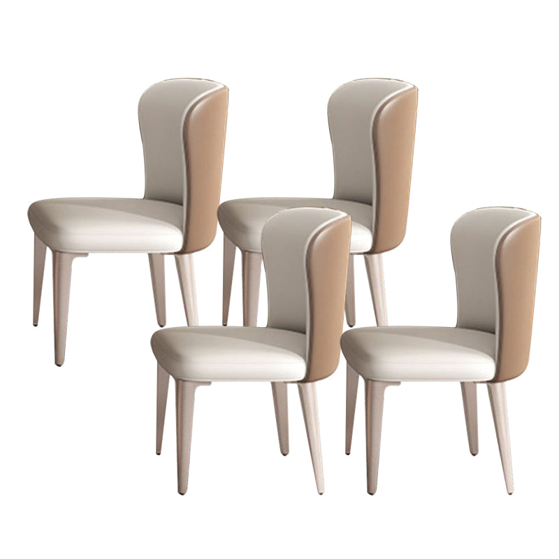 Minimalist 1/4/5/7 Pieces Furniture Stone Rectangle Dining Table Set in White