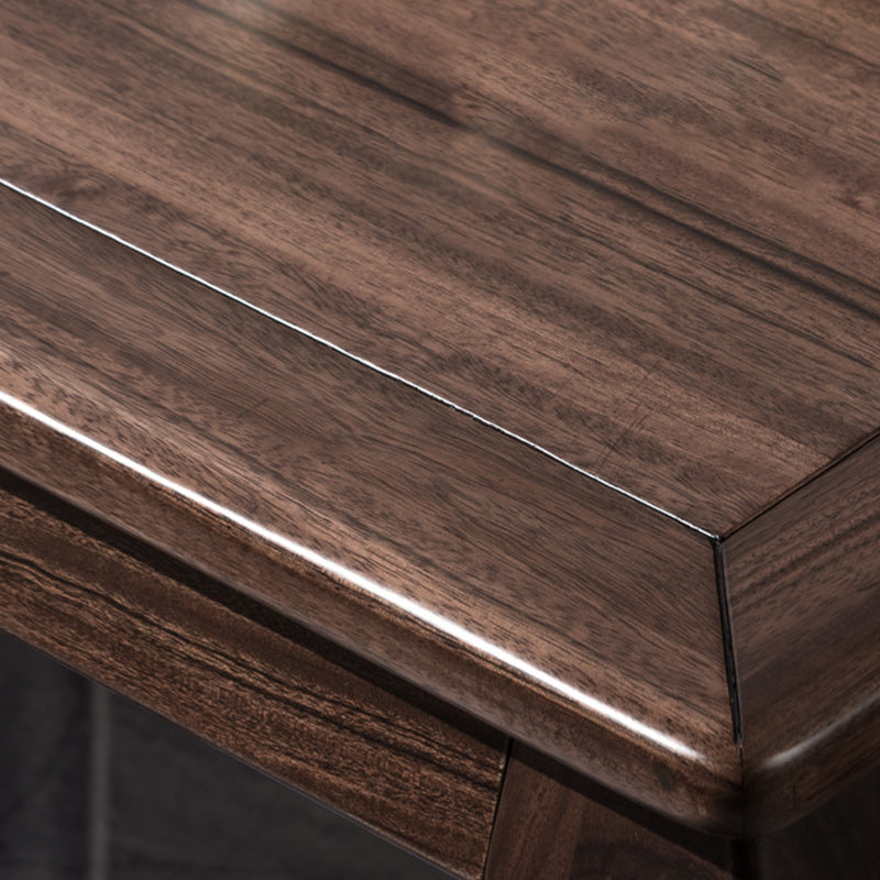 Traditional 1/2/7 Pieces Furniture Solid Wood Rectangle Dining Table Set in Brown