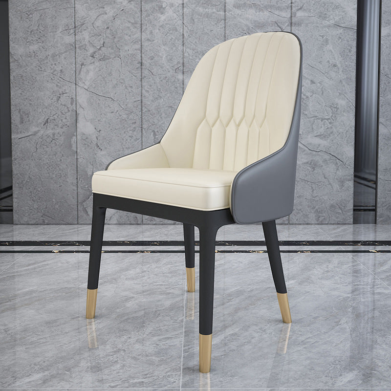 Minimalist 1/2/5/6/7 Pieces Furniture Stone Rectangle Dining Table Set in Gray