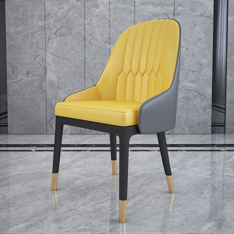 Minimalist 1/2/5/6/7 Pieces Furniture Stone Rectangle Dining Table Set in Gray