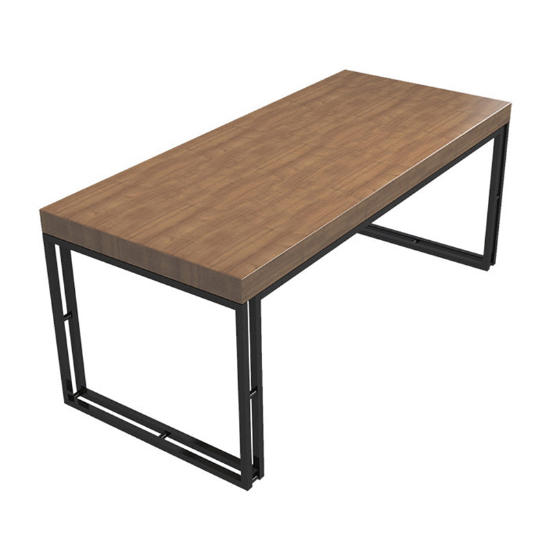 Industrial 1/2/5/7 Pieces Furniture Solid Wood Rectangle Dining Table Set in Brown