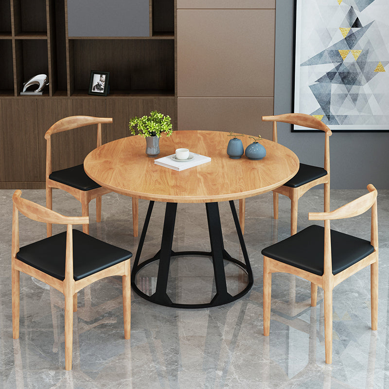 Solid Wood Dining Set for Kitchen 1/3/5 Pieces Modern Dinette Set