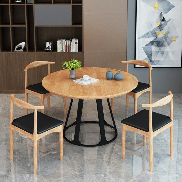 Solid Wood Dining Set for Kitchen 1/3/5 Pieces Modern Dinette Set
