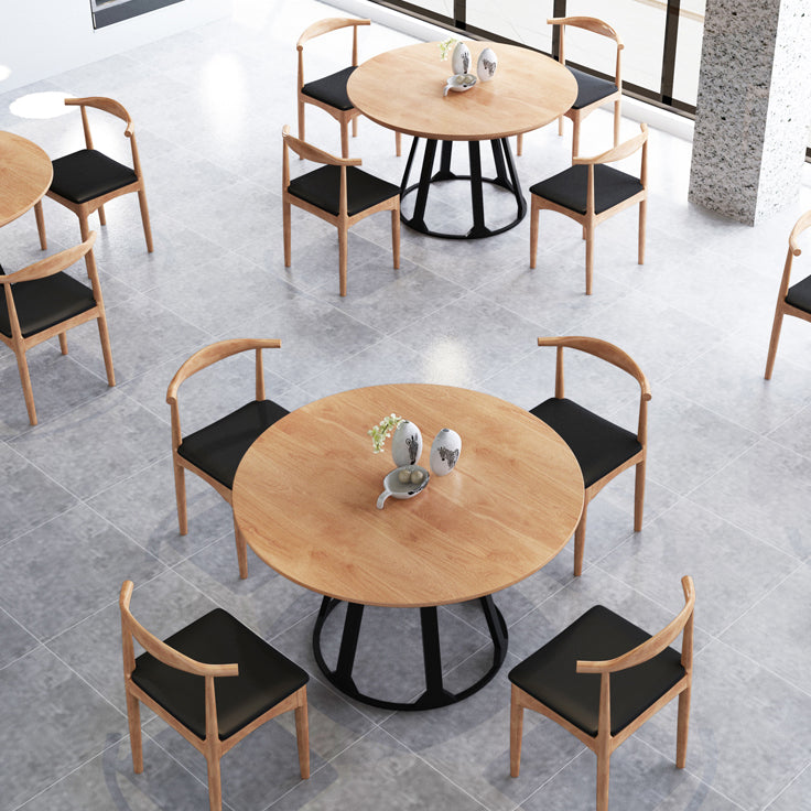 Solid Wood Dining Set for Kitchen 1/3/5 Pieces Modern Dinette Set