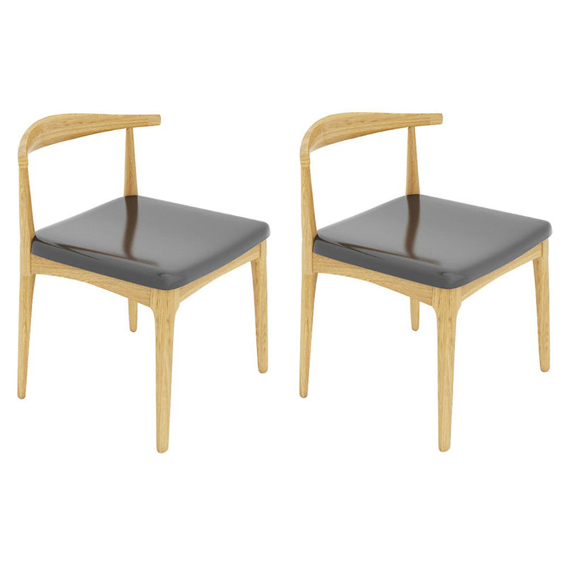 Contemporary 1/2/5 Pieces Furniture Rectangle Solid Wood Dining Set in Natural