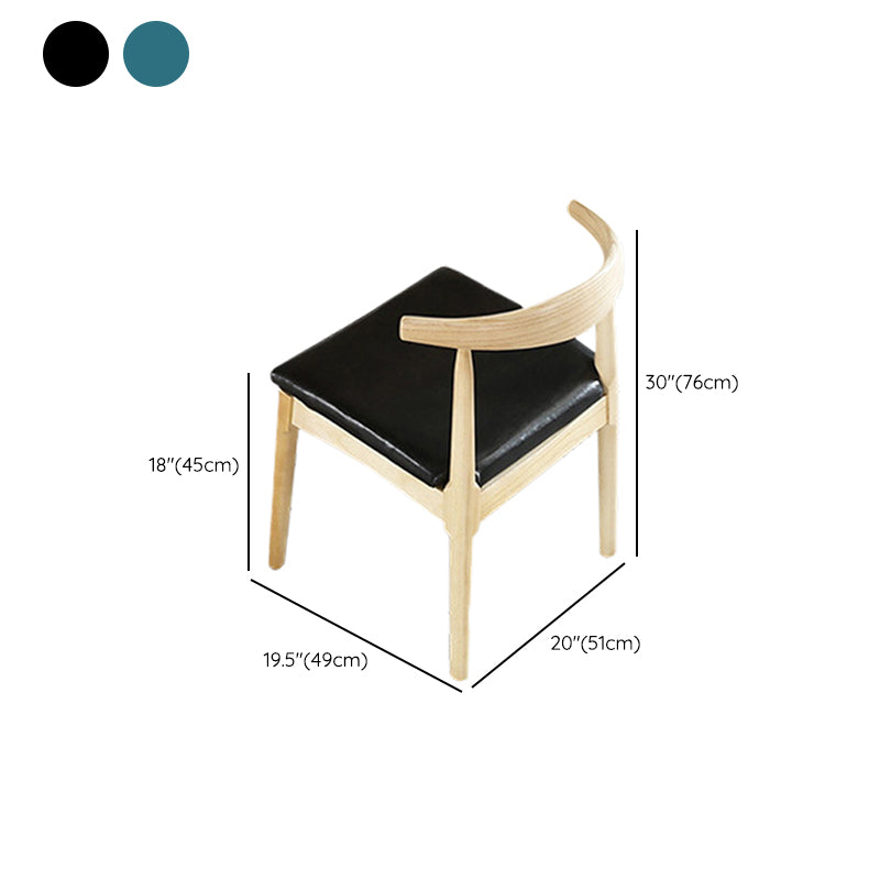 Minimalist 1/2/5 Pieces Furniture Solid Wood Rectangle Dining Table Set in Natural