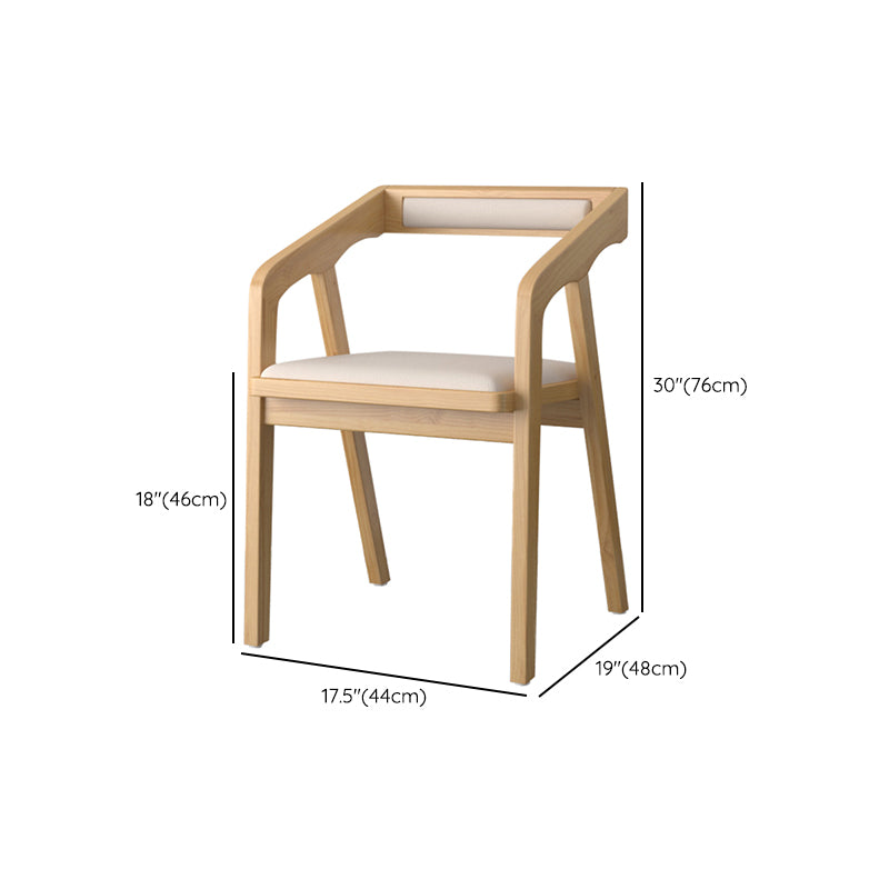 Industrial 1/4/5 Pieces Furniture Rectangle Solid Wood Dining Chairs Set in Brown