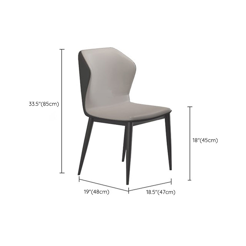 Rectangle Dining Set 1/5/7 Pcs Modern Sintered Stone Table and Wingback Chairs