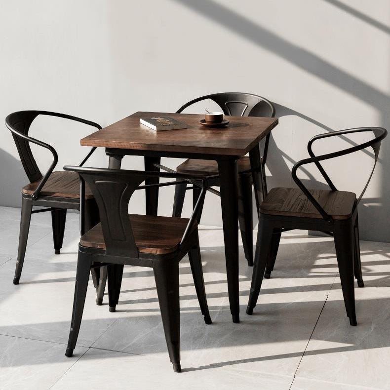 Industrial Style Table Set 1/2/5/7 Pieces Dining Set for Home Use