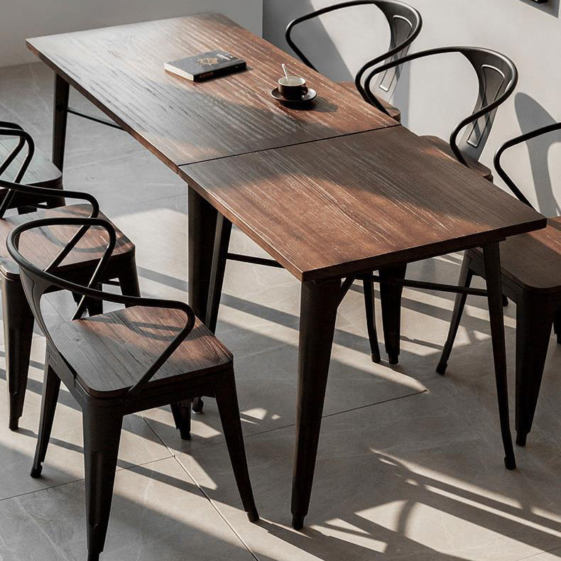 Industrial Style Table Set 1/2/5/7 Pieces Dining Set for Home Use