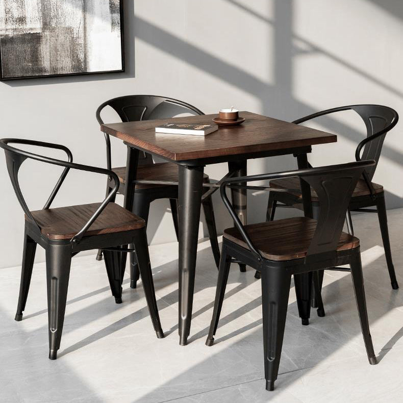 Industrial Style Table Set 1/2/5/7 Pieces Dining Set for Home Use