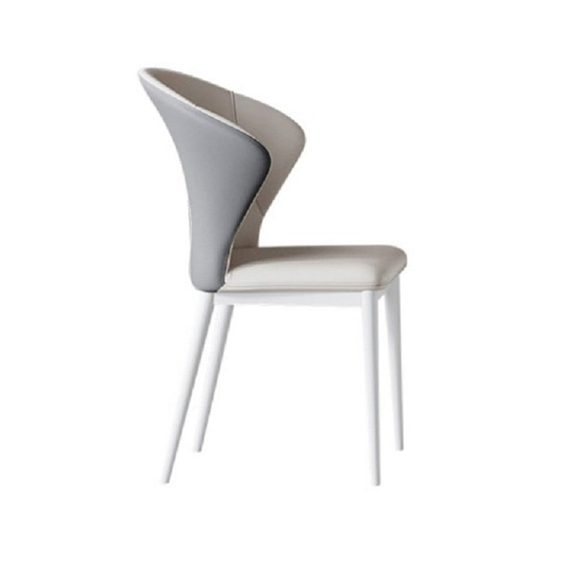 Rectangle Dining Set 1/4/5/7 Pcs Modern Stone Top Table with Wingback Chairs