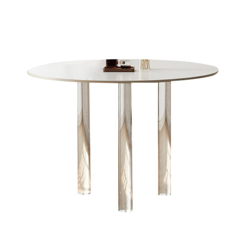Modern Dining Set 1/2/3/4 Pcs Acrylic Frame Dining Table and Chairs