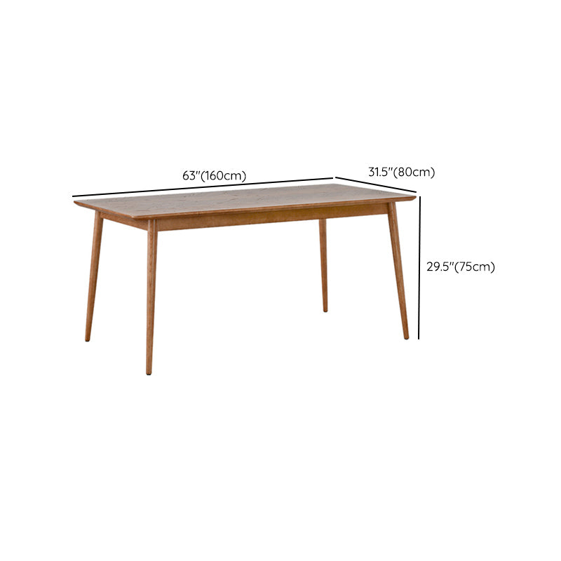 Modern Dining Set 1/4 Pcs Solid Wood Dining Table and Chairs with Bench