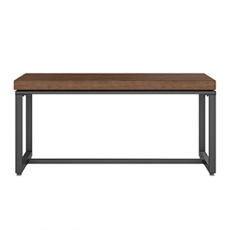 Contemporary 1/3 Pieces Furniture Rectangle Solid Wood Dining Table Set in Brown