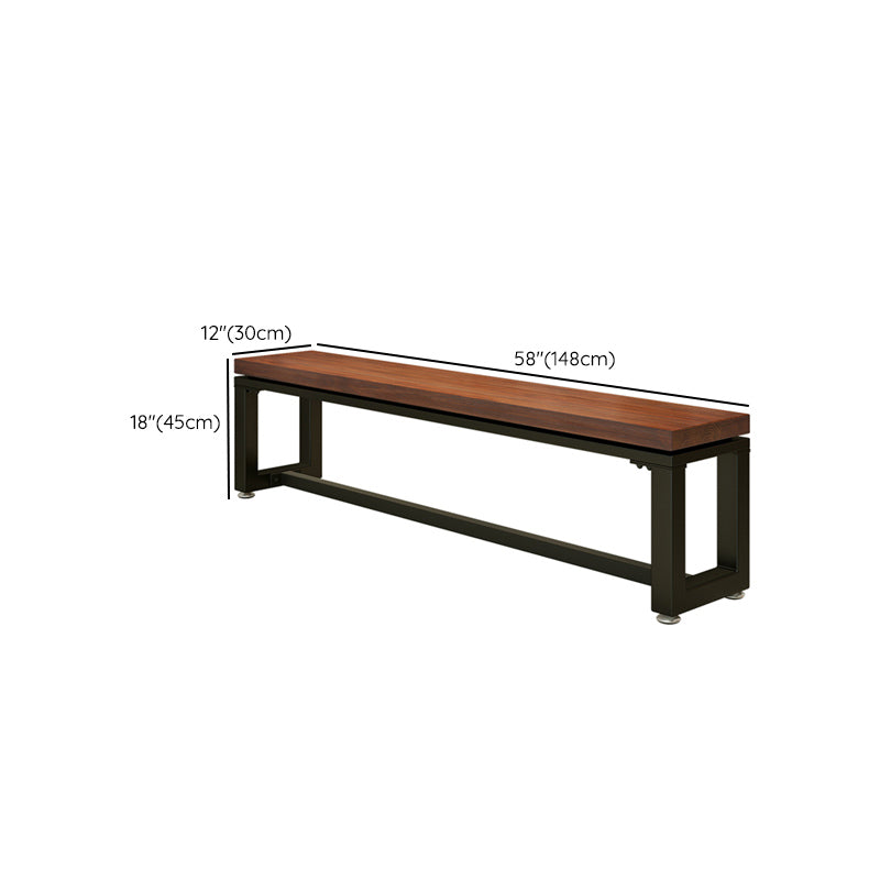 Contemporary 1/3 Pieces Furniture Rectangle Solid Wood Dining Table Set in Brown