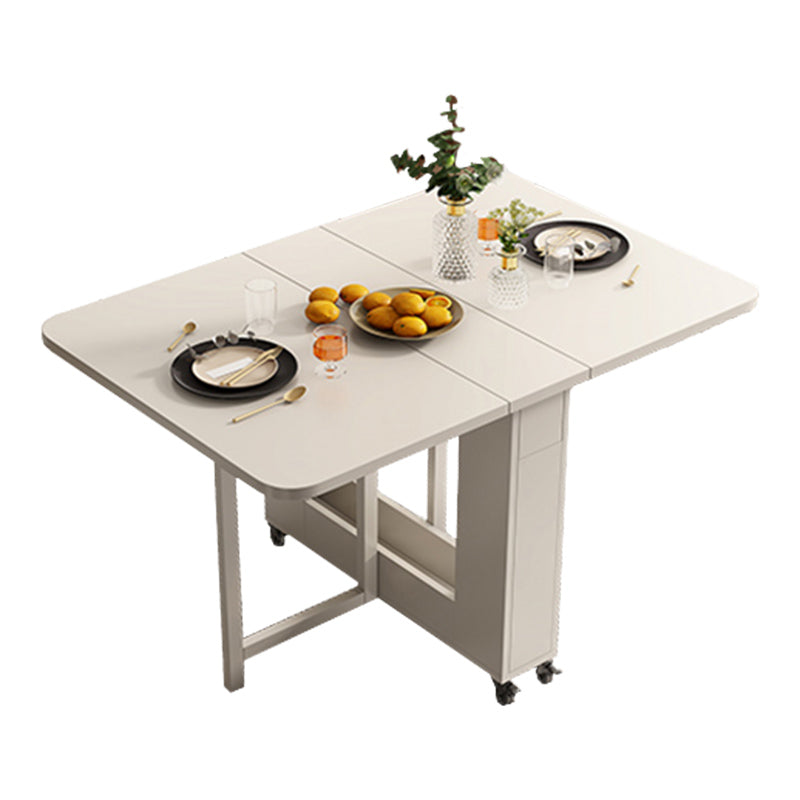 Modern Dining Set 1/3 Pcs Wood Folding Dining Table and Chairs