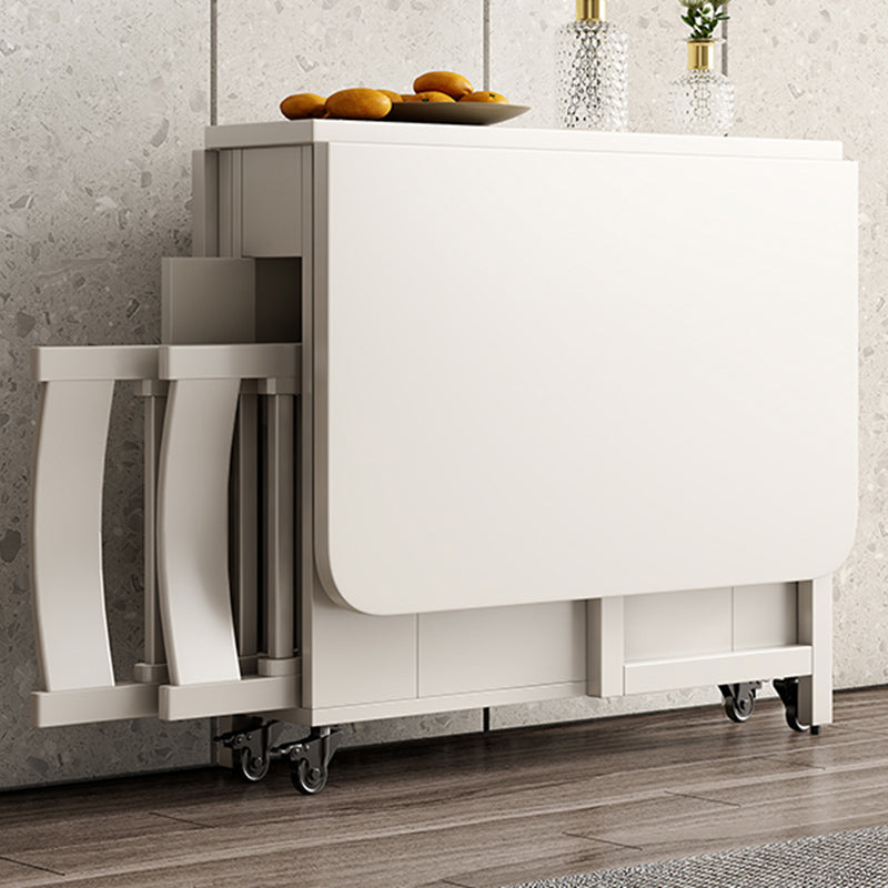 Modern Dining Set 1/3 Pcs Wood Folding Dining Table and Chairs