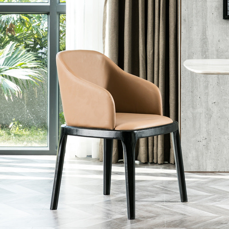 Kitchen Home Upholstered Dining Chairs Faux Leather Parsons Chair