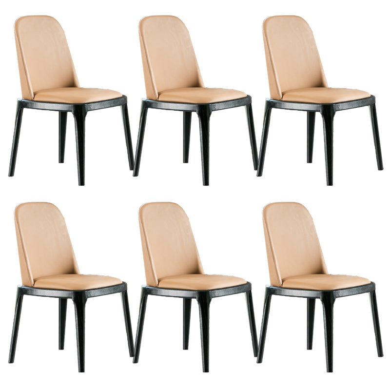 Kitchen Home Upholstered Dining Chairs Faux Leather Parsons Chair