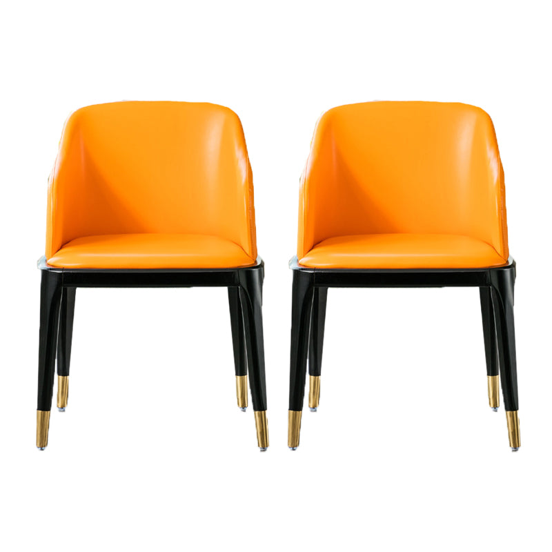 Kitchen Home Upholstered Dining Chairs Faux Leather Parsons Chair